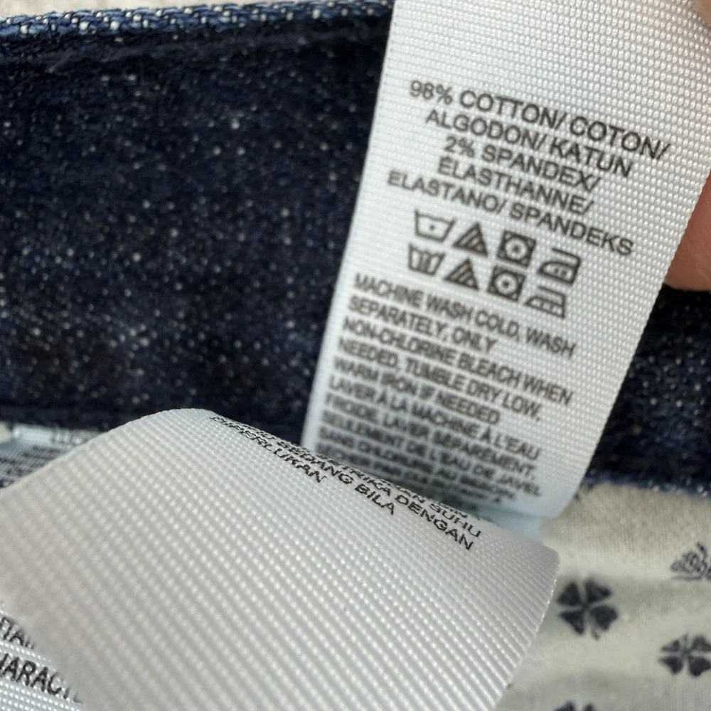 Lucky Brand 221 Original Straight Jeans‎ Mens 30x28 Dark Wash Stretch Denim